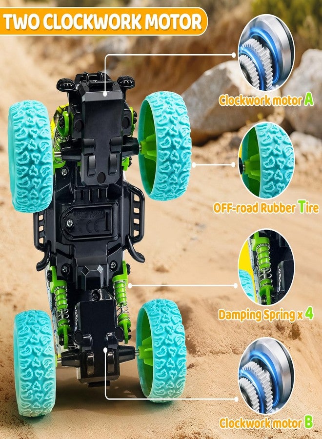 Beestech 6.3 Inch Monster Truck Toys for Boys 3 4 5 6 7 Years Old, Pull Back Friction Powered Truck Vehicles Play Sets 2 Pack - Image 5
